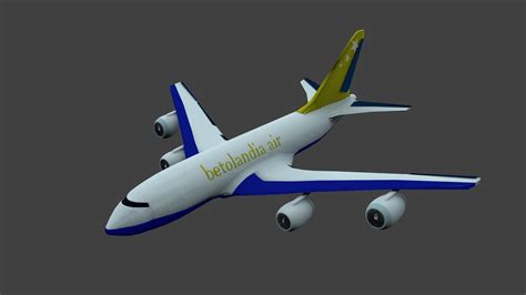 airplane design cgtrader