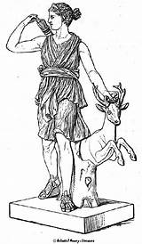Artemis Greek Mythologie Coloriages Dieux Deusa Yunani Mitologi Mitologia Attributs Grecque Artémis Grecs Completing Articulaciones Colorir Grega Artimis Diosa Medusa sketch template