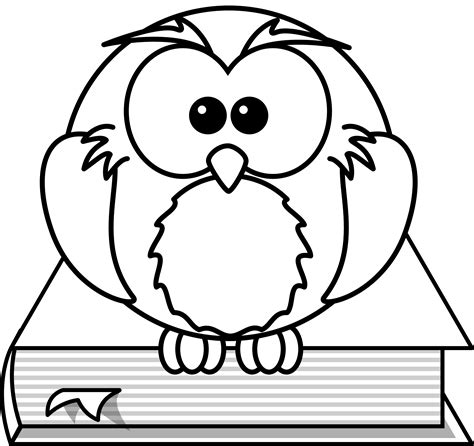 cartoon owl coloring pages   cartoon owl coloring