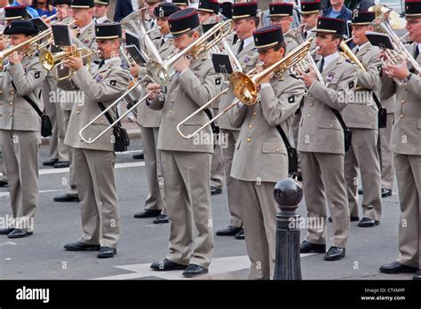 french military band playing  bastille day celebrations  lille stock photo alamy
