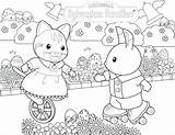 Sylvanian Coloring Pages Families Calico Critters Easter Cottage Celebrate Printable Hellokids Color Family Print Preschooler Getcolorings Sheets Garden Odwiedź Choose sketch template