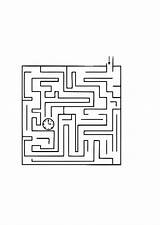Laberinto Doolhof Labyrinth Labirinto Tempo Dibujo Kleurplaat Malvorlage Grande Ausdrucken sketch template