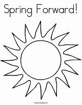 Spring Coloring Forward Sun Built California Usa sketch template