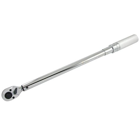 drive micro adjustable click type torque wrench gray tools