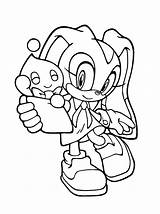 Cream Coloring Pages Sonic sketch template
