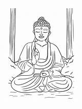 Buddha Coloring Pages Printable Bright Colors Favorite Choose Color Kids sketch template