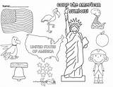 Coloring Presidents Pages Symbols American Print Color Size Rocks sketch template