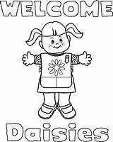 Brownie Printable Scouts sketch template