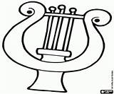 Lyra Lira Lyre Instrumentos Musicais Musicales Colorare Musical Strumenti Musicali Muziekinstrumenten Malvorlagen Lier Musikinstrumente Pintar Batuta Ausmalbilder Tocadiscos Trompet Baton sketch template
