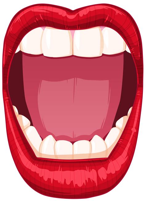 tooth clipart open mouth tooth open mouth transparent