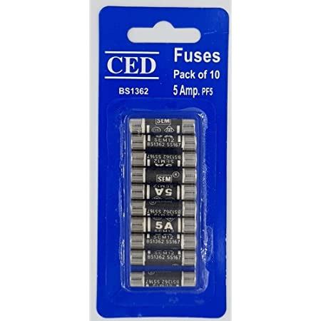 trade direct    amp domestic  household mains plug fuse electrical cartridge fuses