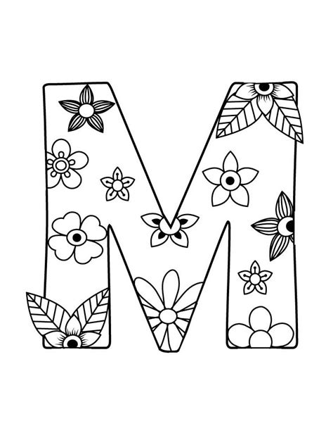 letter  coloring page   print letter  coloring page
