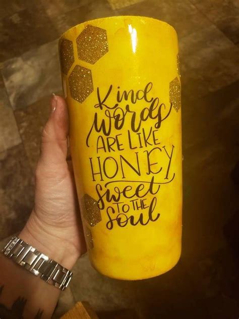 kind words   honey sweet   soul honey bee etsy bee cup