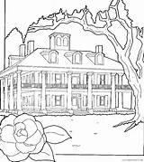 House Coloring Pages Coloring4free Big Related Posts sketch template