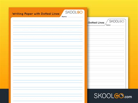 writing paper  dotted lines worksheet  skoolgocom letter