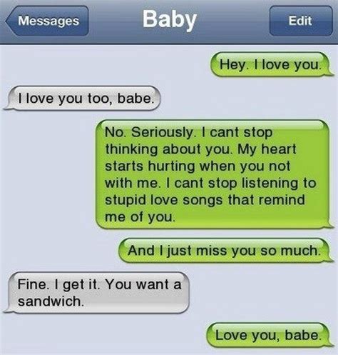 Bf And Gf Sexy Texting Funny Random Things To Text Your Girlfriend