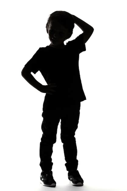 child face silhouette pictures