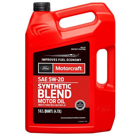 motorcraft   synthetic blend engine oil  quart