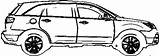 Acura Mdx Carscoloring sketch template