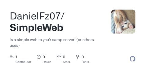 github danielfzsimpleweb   simple web   samp server