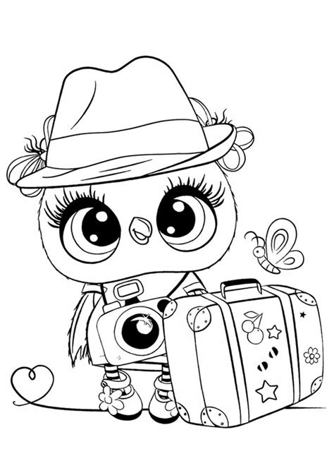 easy  print owl coloring pages tulamama