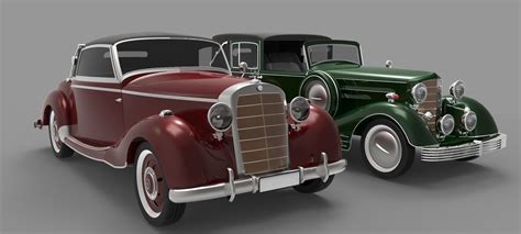 Old Cars 3d Model Cgtrader