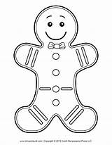 Gingerbread Coloring Girl Pages Getcolorings Printable Color sketch template
