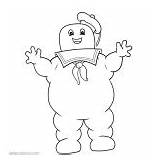 Coloring Pages Ghostbusters Man Marshmallow Stay Puft Printable Related Posts sketch template