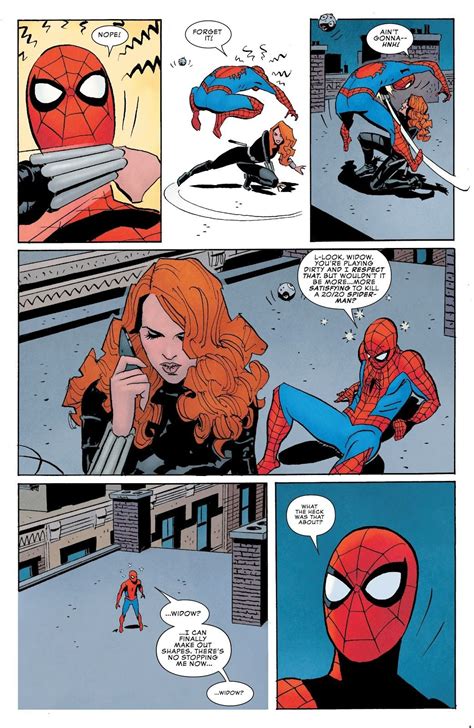 Black Widow Vs Spider Man Cartoons Comics Comics