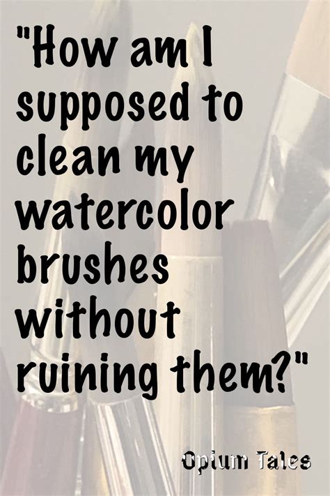 clean  watercolor brushes watercolor brushes watercolor