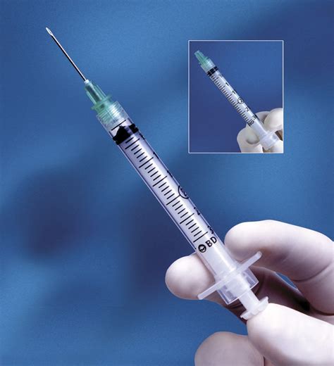 school health bd cc syringe detachable needle   box