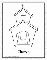 Catholic Church sketch template
