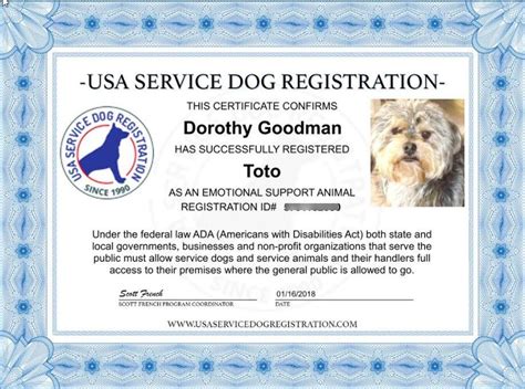 emotional support animal id package includes id card tag digital ce