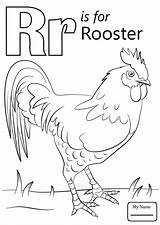 Coloring Letter Pages Kids Printable Rooster Fresh Getcolorings Alphabet Letters Sheet Getdrawings Color Colorings sketch template