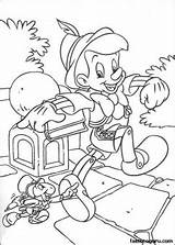 Criquet Pinocchio Jiminy sketch template