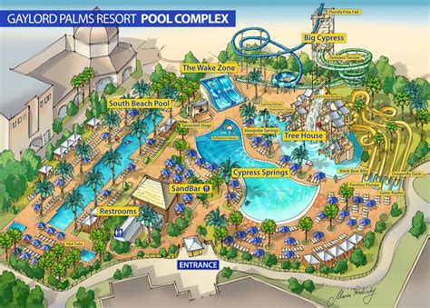 gaylord palms resort pool water park  kids zone