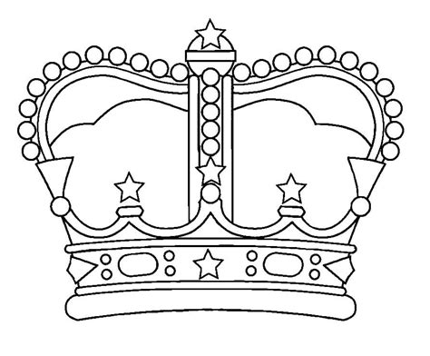 crown coloring pages printable