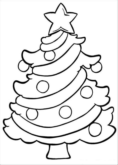 printable christmas tree coloring pages coloringmecom