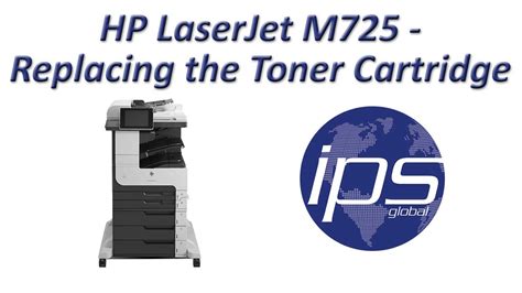 hp laserjet  replacing  toner cartridge youtube