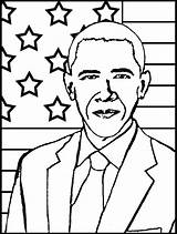 Obama Barack Kente Presidents Getdrawings 44th Patterns Facts Students Sablyan sketch template