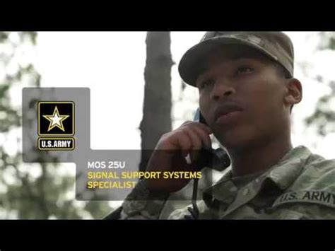 mos  signal support systems specialist youtube