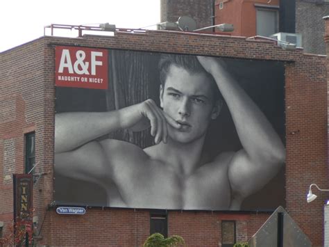 daily billboard abercrombie and fitch naughty or nice billboard