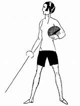Esgrima Colorear Fencing sketch template