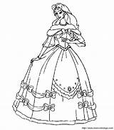 Fancy Dress Coloring Pages Getcolorings Color sketch template