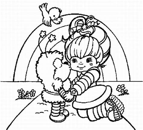 coloring pages rainbow brite coloring home