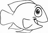 Fish Coloring Cartoon Sheet Good Pages Wecoloringpage sketch template