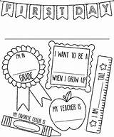 School First Crayola Coloring Sign Pages Preschool Kindergarten Back Activities Print Printable Sheets Kids Signs Book Beginning Crafts Cool sketch template