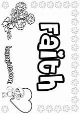 Faith Coloring Pages Kids Color Printable Print Getcolorings sketch template