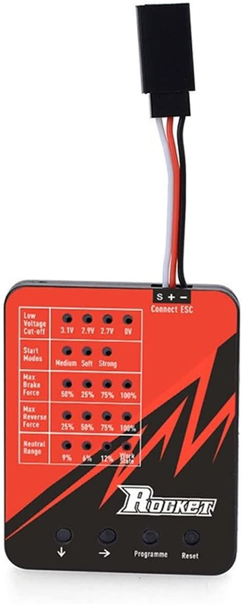 amazoncom surpass hobby rocket led programming card  voltadge cut  mini