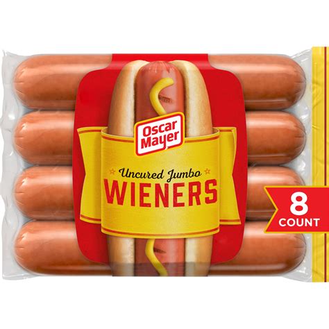 oscar mayer uncured jumbo wieners hot dogs  ct pack walmartcom